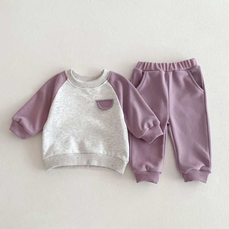 【BABY&KID】韓国風 カジュアルオシャレセットアップSK032211