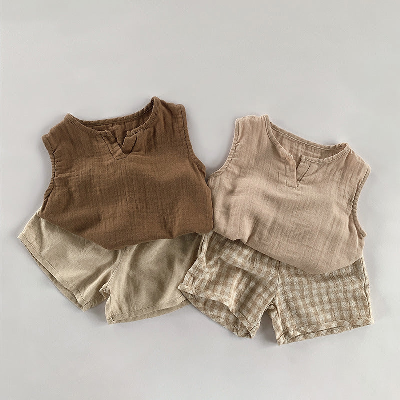 【BABY&KID】夏新作 コットンショートパンツSK080822