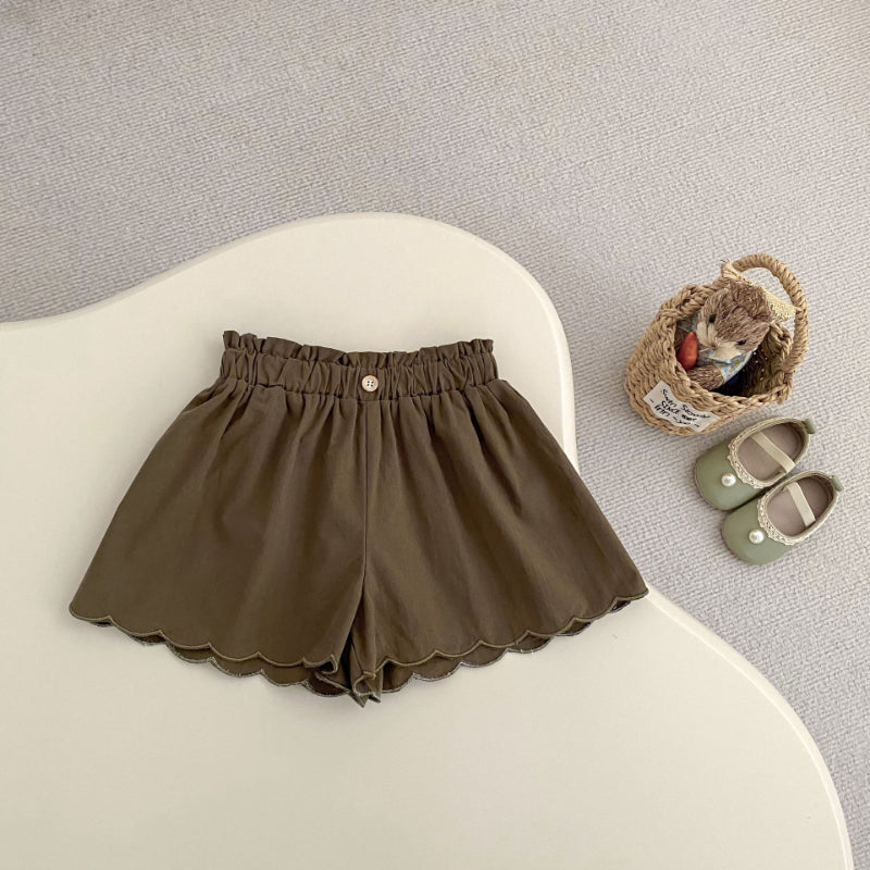 【BABY&KID】夏新作 小花柄トップス&ショートパンツSK081607