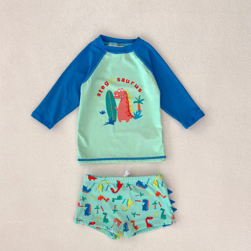 【BABY&KID】夏新作 恐竜柄長袖水着SK090925