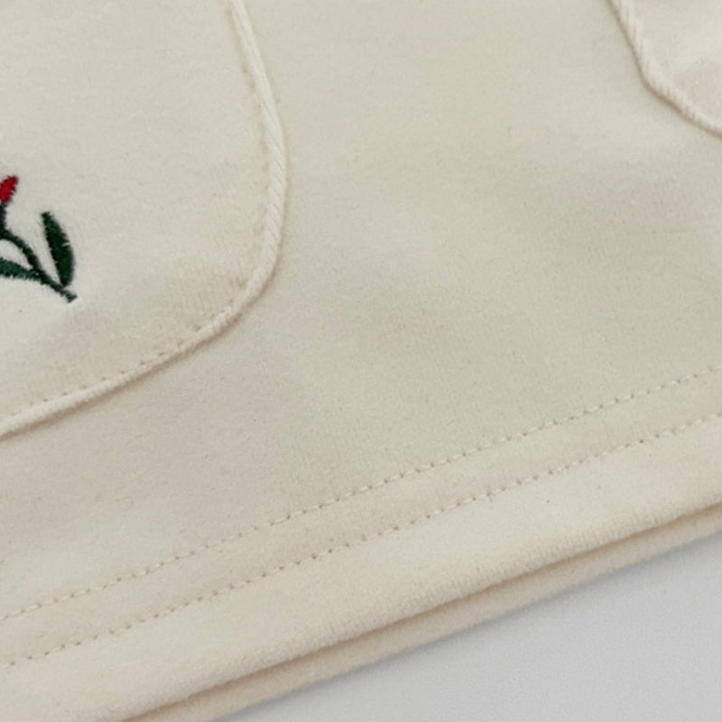 【BABY&KID】ダブルポケット刺繍長袖トップスSK102328