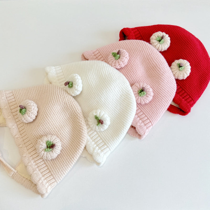 【HAT】ダブルパンプキン波型ニット帽子SK101606