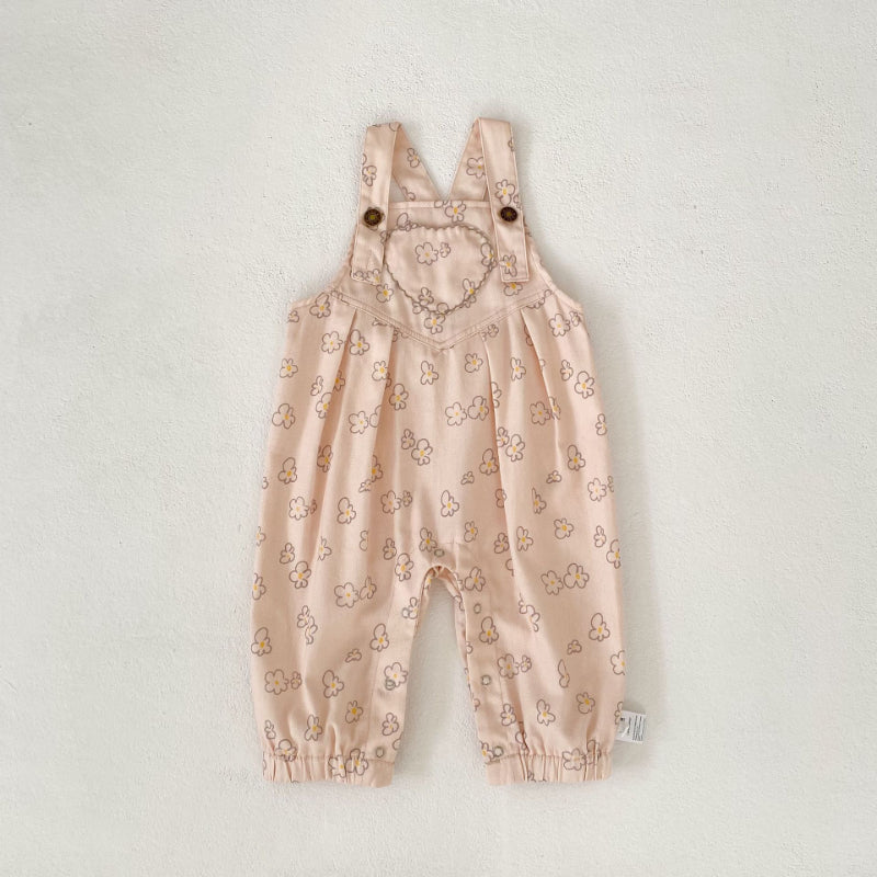 【BABY&KID】小花柄サロペットSK100626