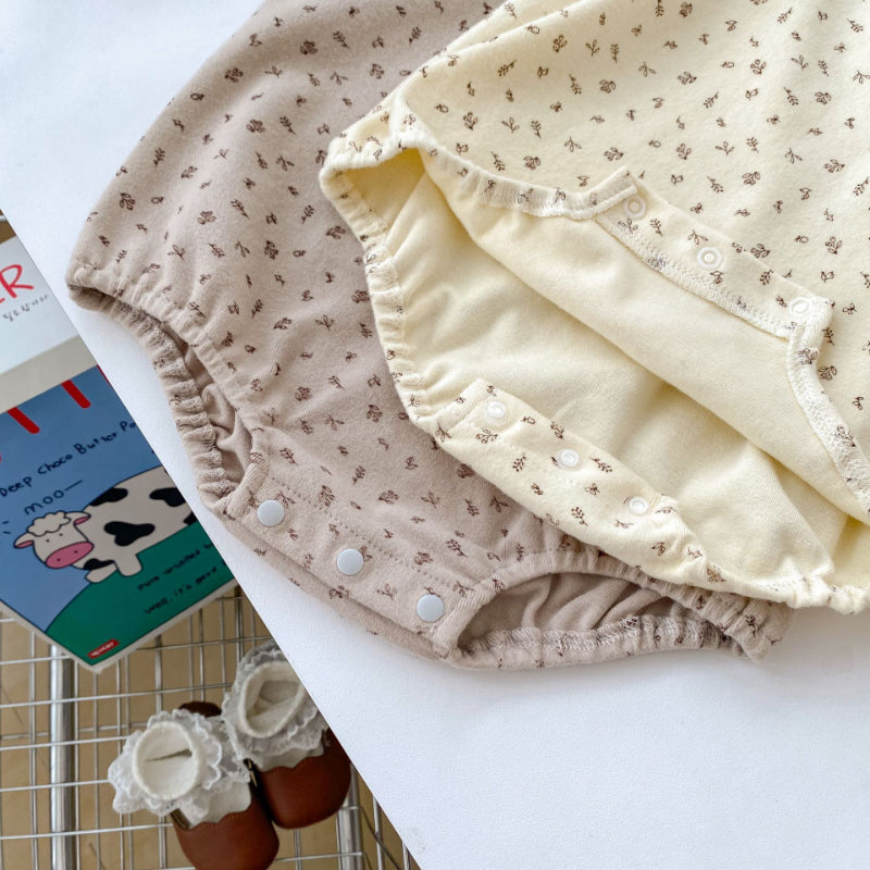 【BABY】総柄小花柄レースロンパースワンピースSKO70721