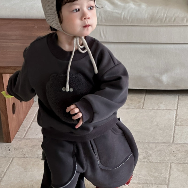 【BABY&KID】カートゥーン厚手スウェット、ポケットパンツSK102135