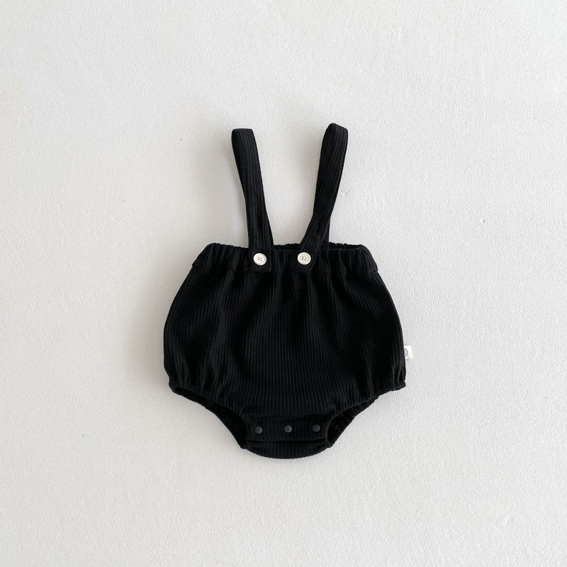 【BABY】レーストリム小花柄トップス&サロペットショートパンツSK102311