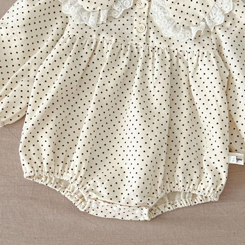【BABY】ドットロンパースSK100616