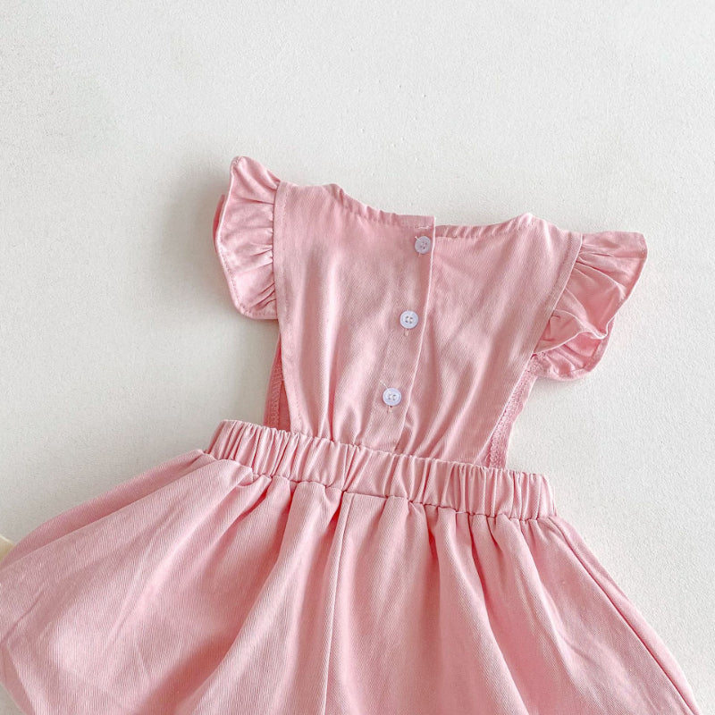 【BABY】うさぎサロペットパンツ(ショートパンツ)SK092309