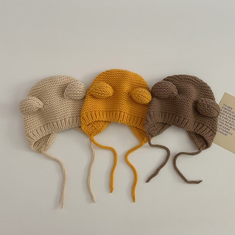 【HAT】ぷっくり耳ニット帽子SK101613