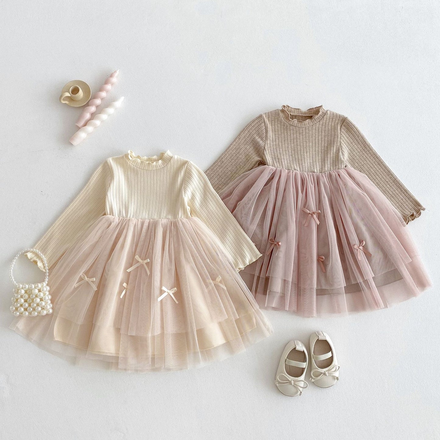 【BABY&KID】リボン付きワンピースSK030708