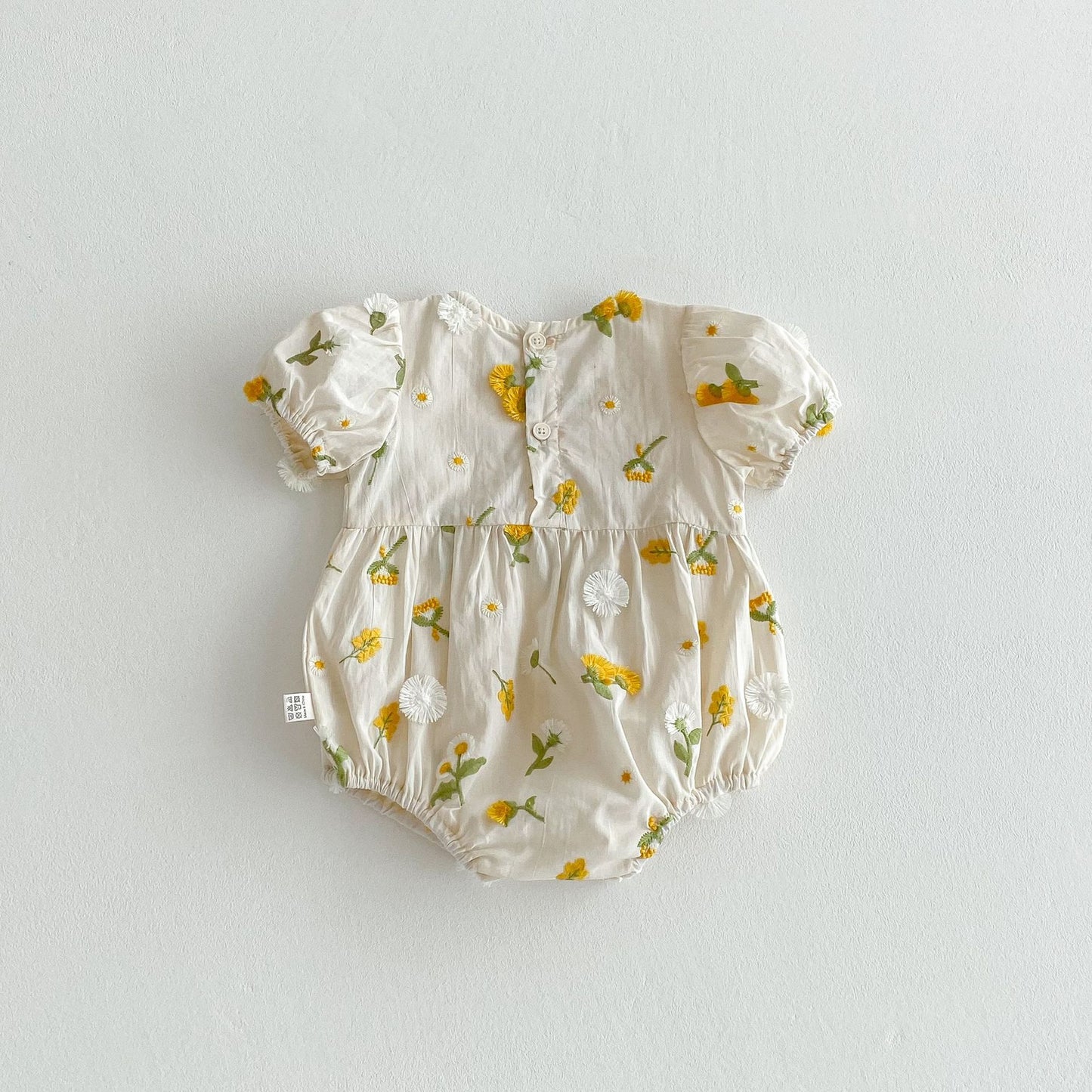 【BABY】夏新作 デイリー刺繍ロンパースSK061815