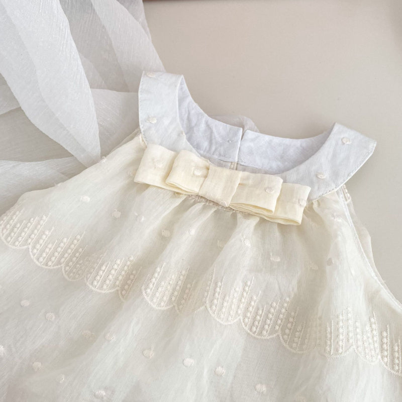 【BABY&KID】夏新作 クリームトップス&パンツSK080116