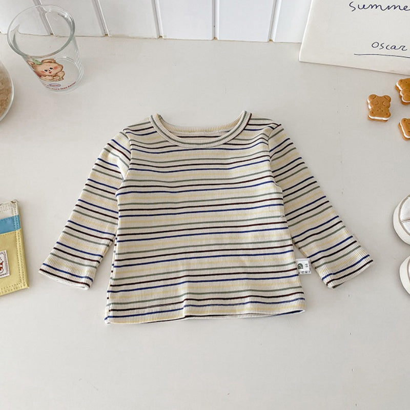【BABY】チーズロンパース&ボーダーTシャツSK100415