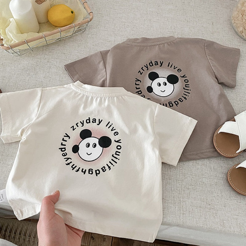 【BABY&KID】夏新作 キュートキャラクターTシャツSK092627