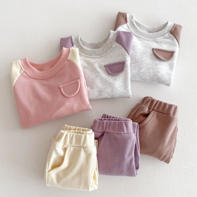 【BABY&KID】韓国風 カジュアルオシャレセットアップSK032211