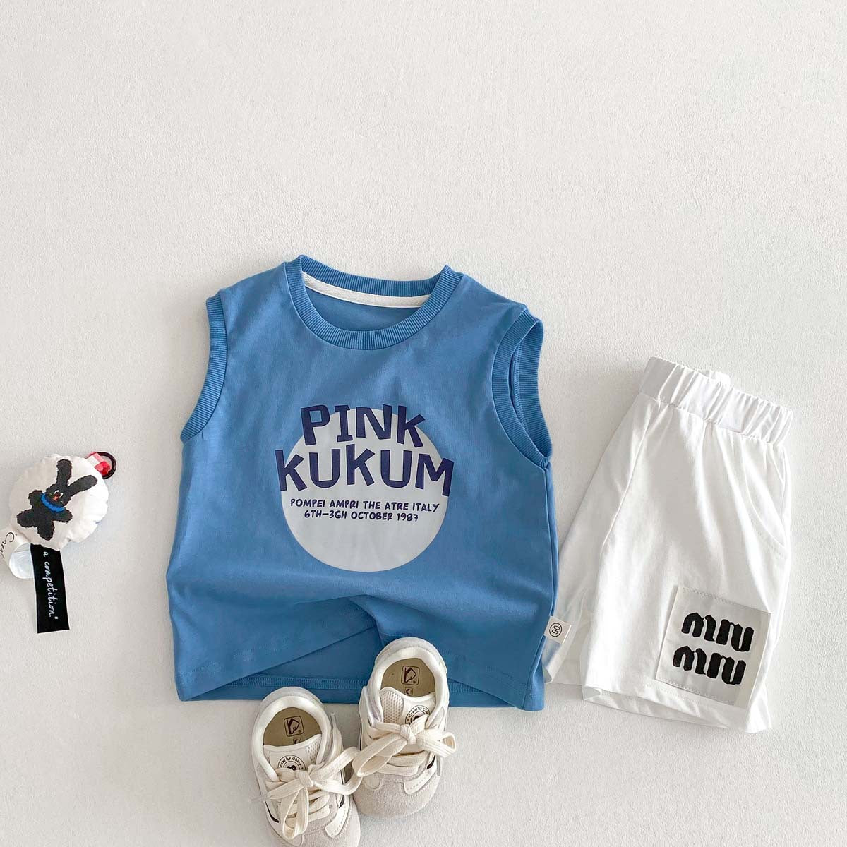 【BABY&KID】夏新作 PinkkukumノースリーブTシャツSK062724