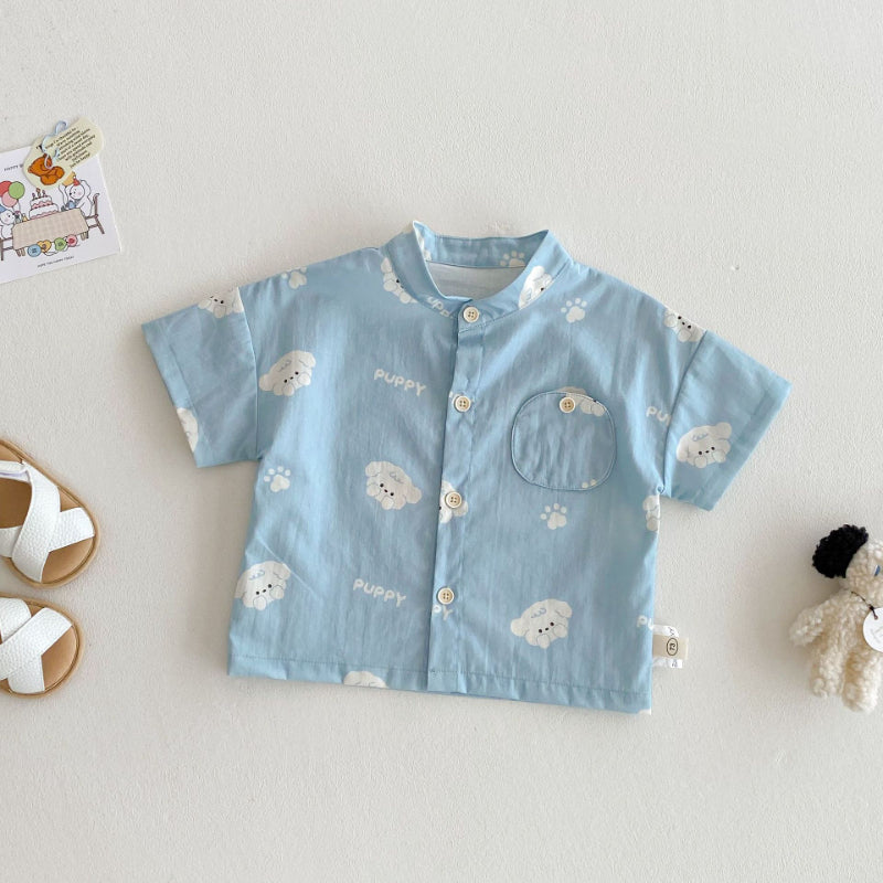 【BABY&KID】夏新作 総柄可愛いTシャツSK080607
