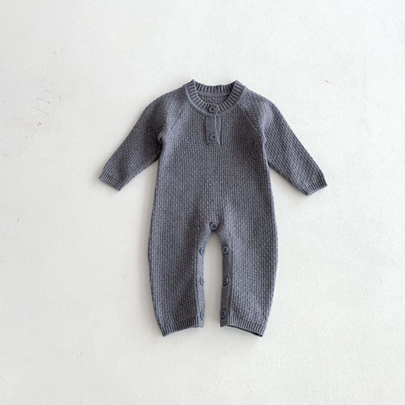【BABY】ラグラン袖ニットカバーオールSK092527