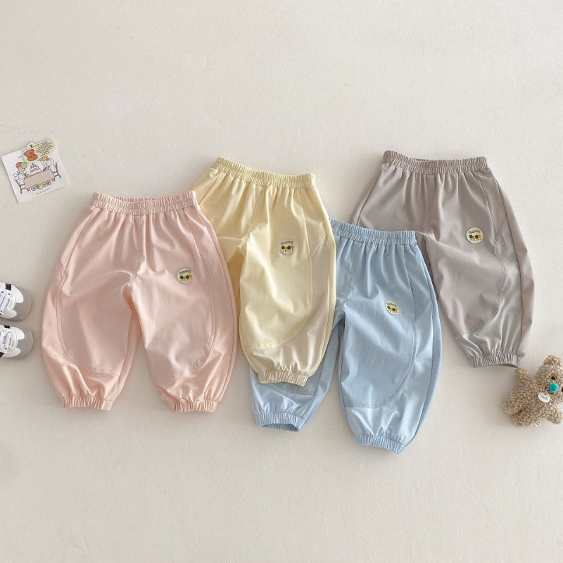 【BABY&KID】夏新作 きパッチワークカジュアルパンツSK070608