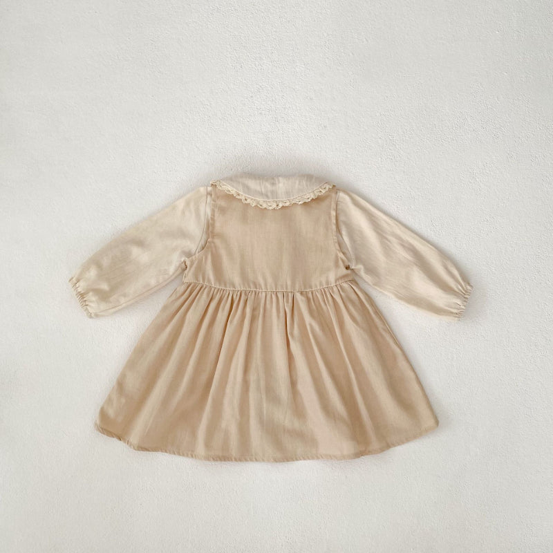 【BABY&KID】花柄刺繍ワンピース/刺繍ブラウスSK011030