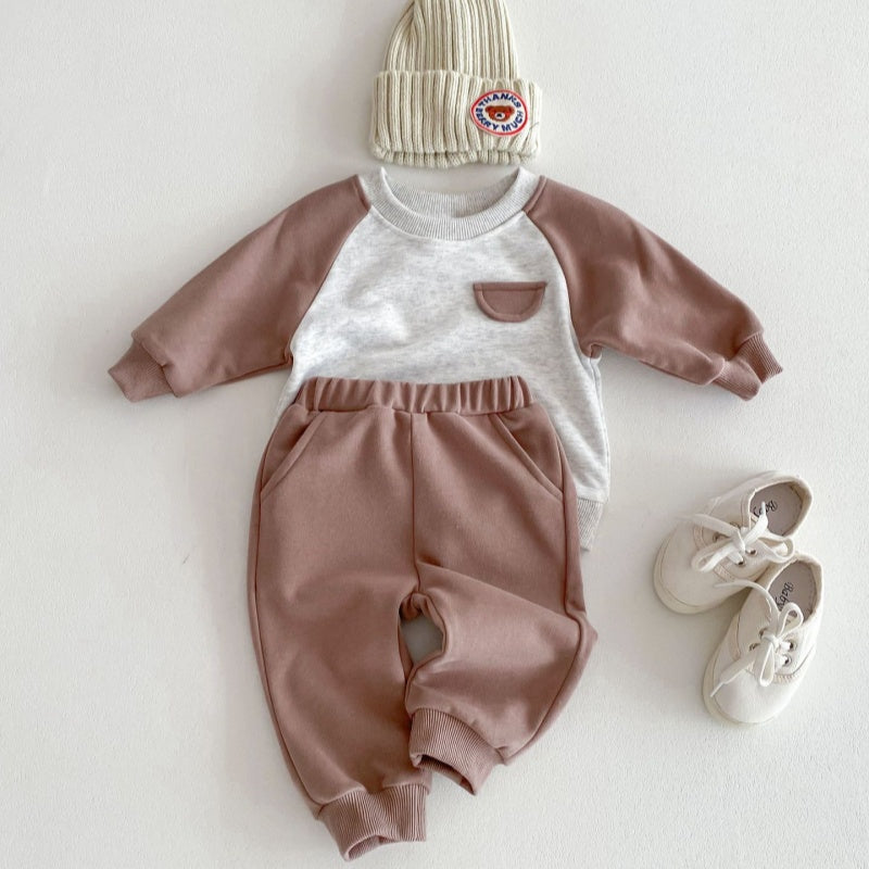 【BABY&KID】韓国風 カジュアルオシャレセットアップSK032211