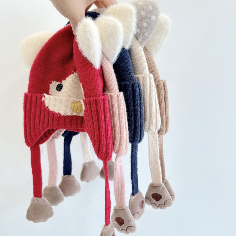【HAT】フクロウ耳あて帽子SK101604