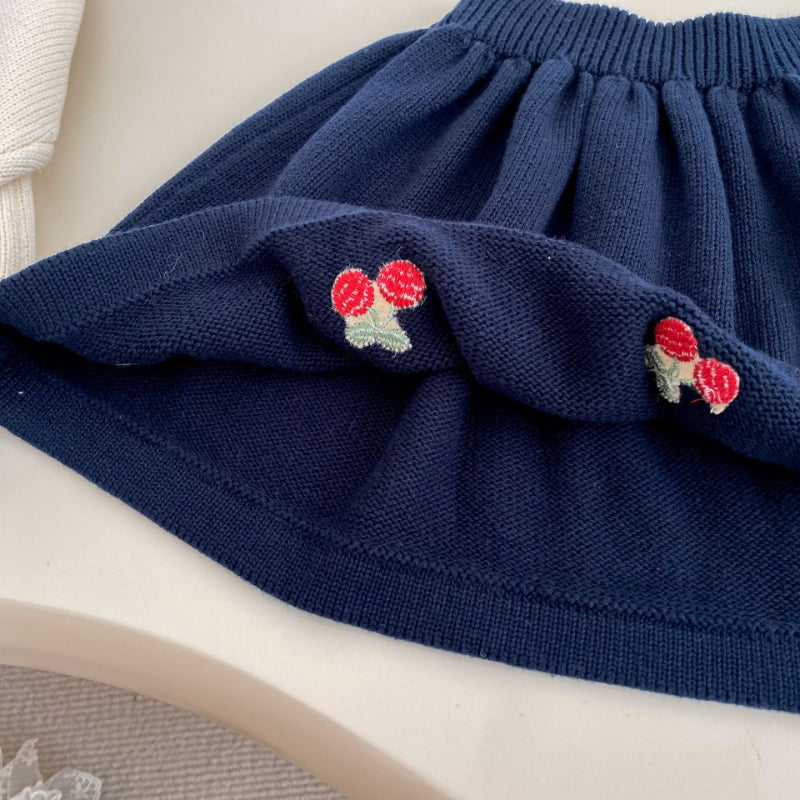 【BABY&KID】さくらんぼ刺繍セットアップSK092722