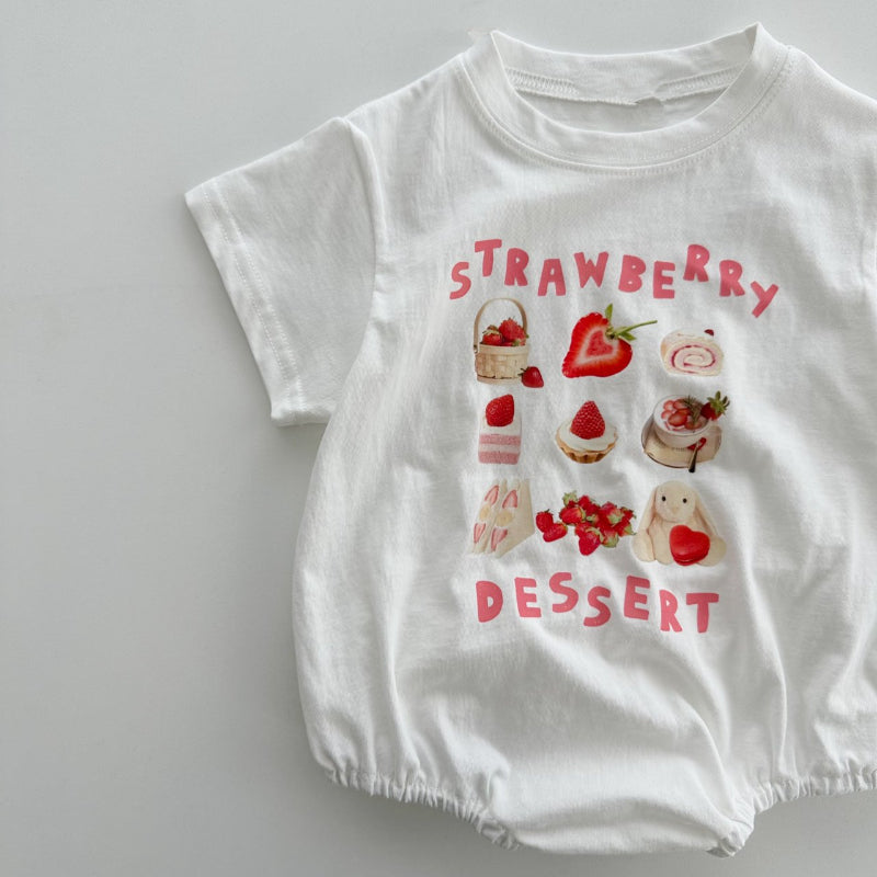 【オトク】【BABY】夏新作 プリントコットンロンパース、TシャツSK071804