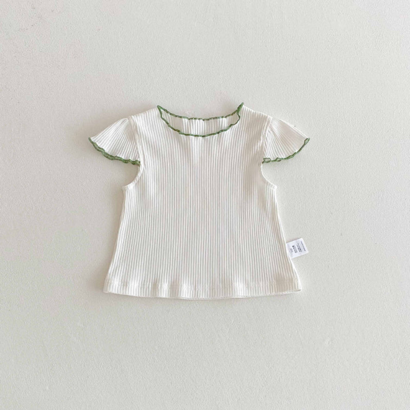 【BABY】夏新作 花柄キャミソールロンパース&TシャツSK081506