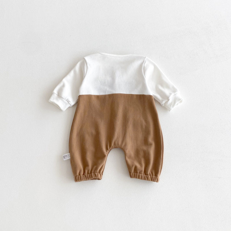 【BABY】フロントボタンキャラクターカバーオールSK100113