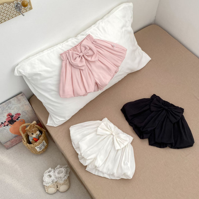 【BABY&KID】夏新作 リボン付きショートパンツSK082614