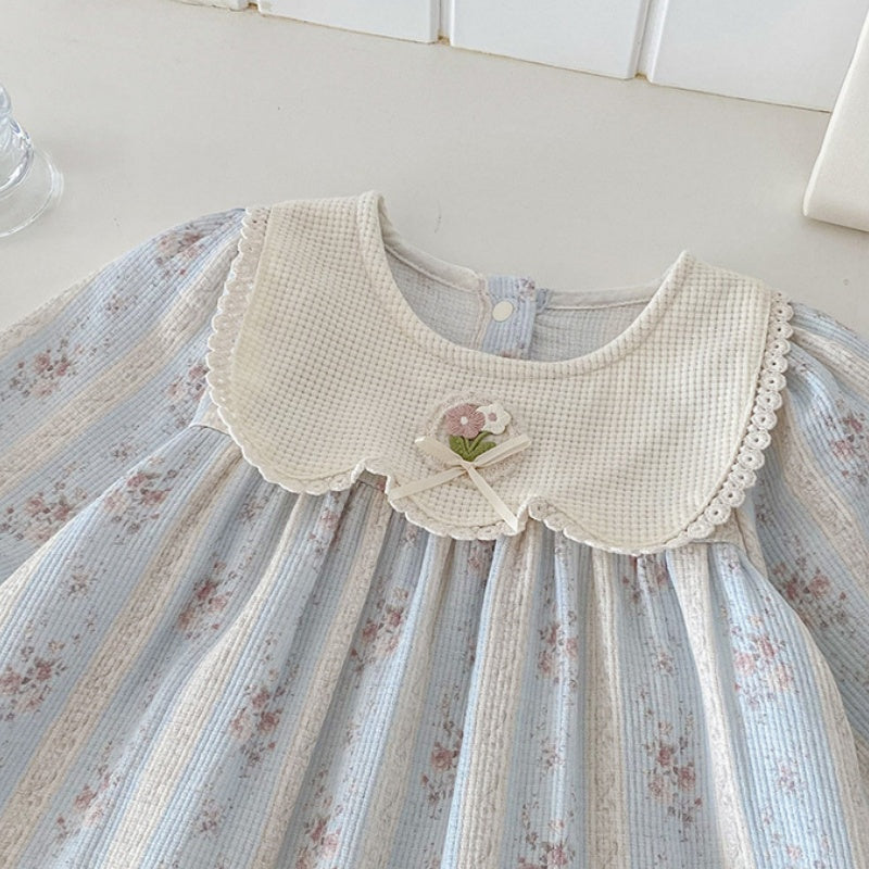 【BABY】小花柄カバーオールSK100405