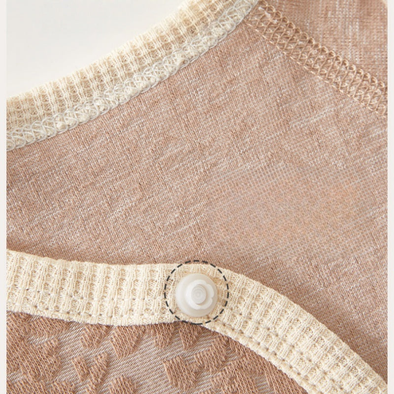 【BABY】北欧風ジャカードやわらかカバーオールSK102604