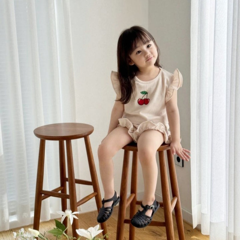 【BABY&KID】夏新作 さくらんぼセットアップSK080214
