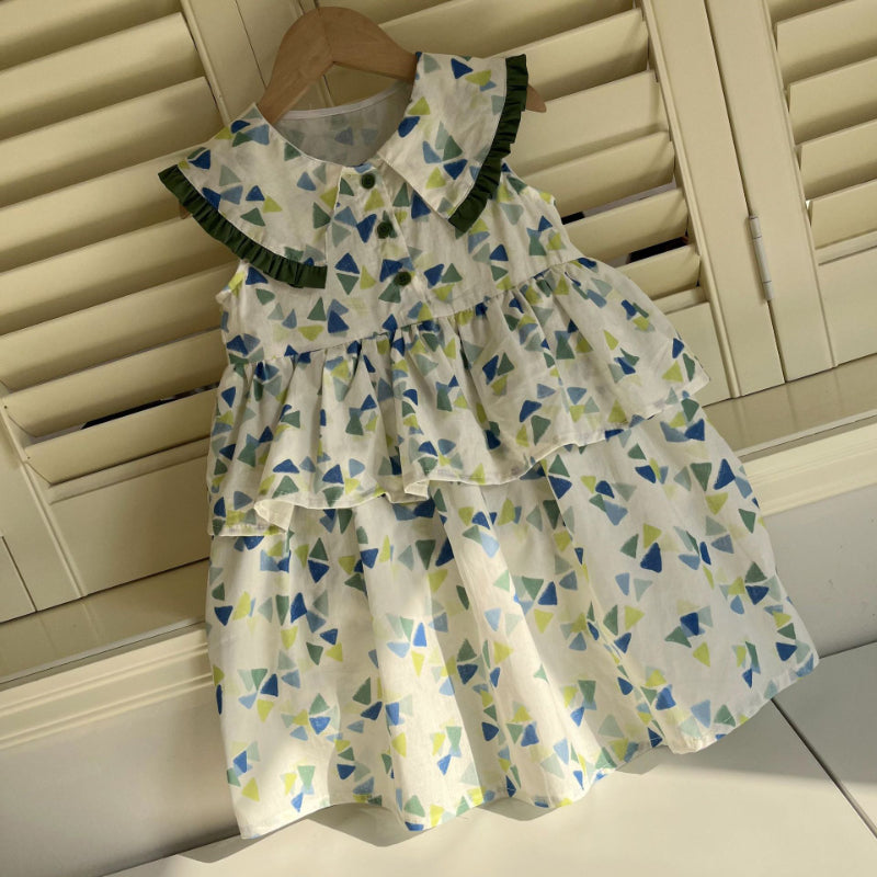 【BABY&KID】夏新作 ドーパミンセットアップ、ワンピースSK063023