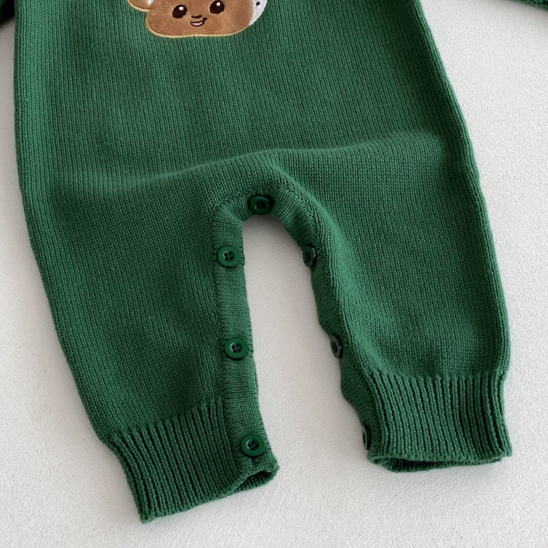 【BABY&KID】くまニットカバーオールSK092707