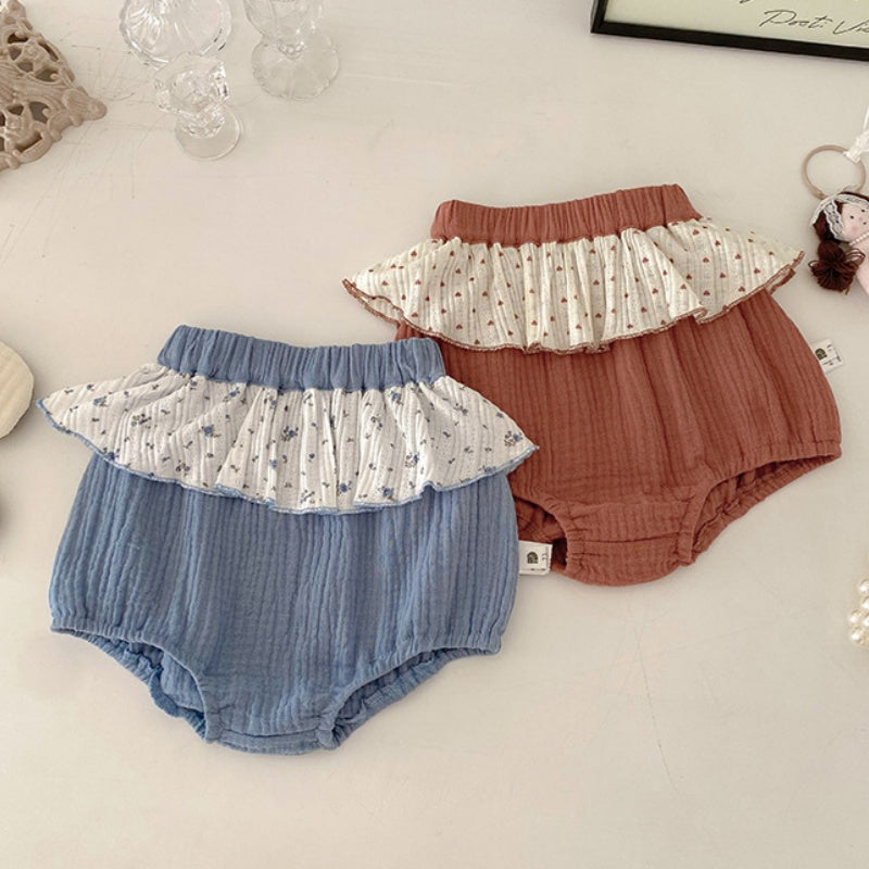 【BABY】夏新作 花柄キャミ&無地ショートパンツSK091835