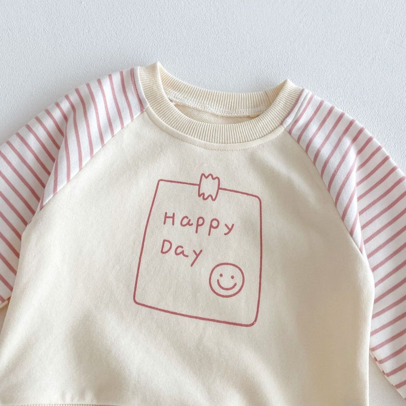 【BABY&KID】HAPPY DAY可愛いセットアップSK032208