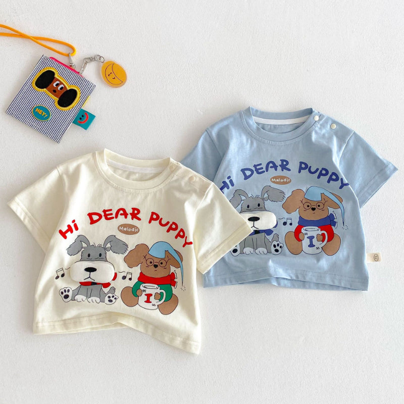 【BABY&KID】夏新作 HIDEARPUPPY可愛いTシャツSKO71209