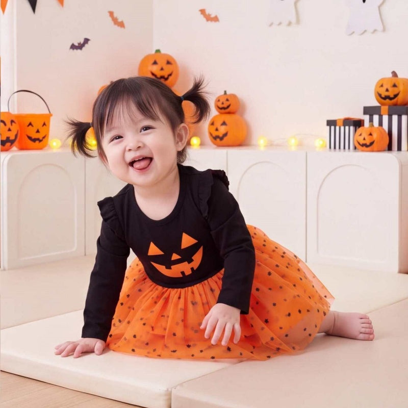 【BABY&KID】かぼちゃチュールワンピースSK107309