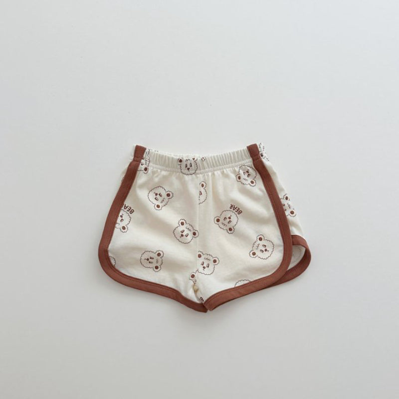 【BABY&KID】夏新作 ベア総柄セットアップSK091212