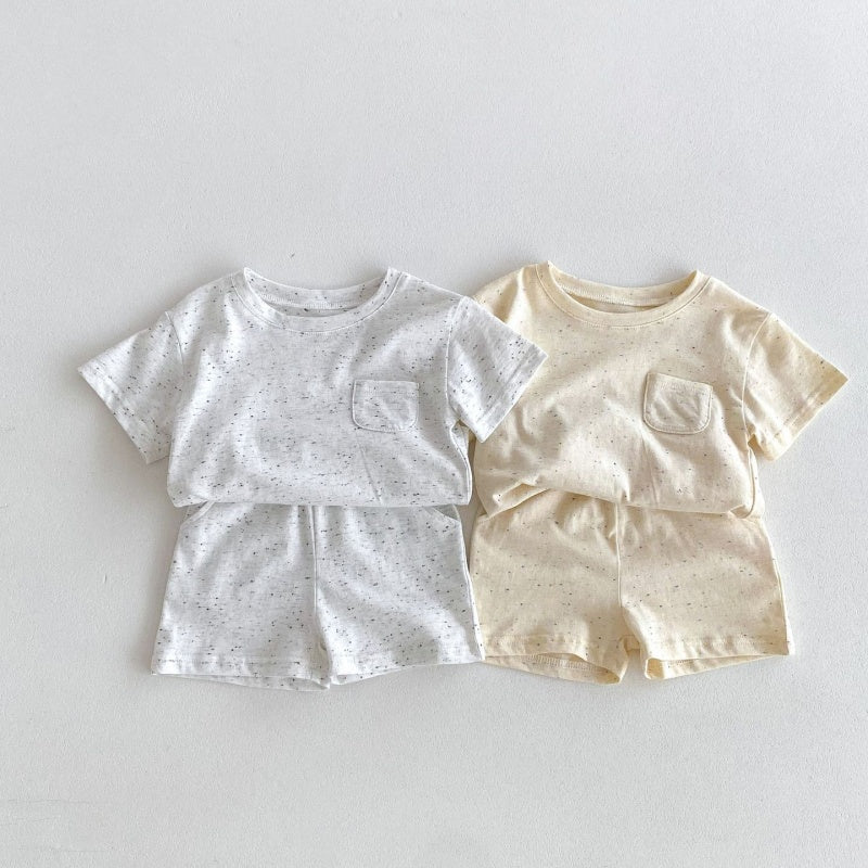 【BABY】夏新作 かわいいポケット付きセットアップSK091720