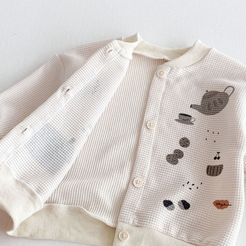【BABY&KID】ワッフルカジュアルセットアップSK050801
