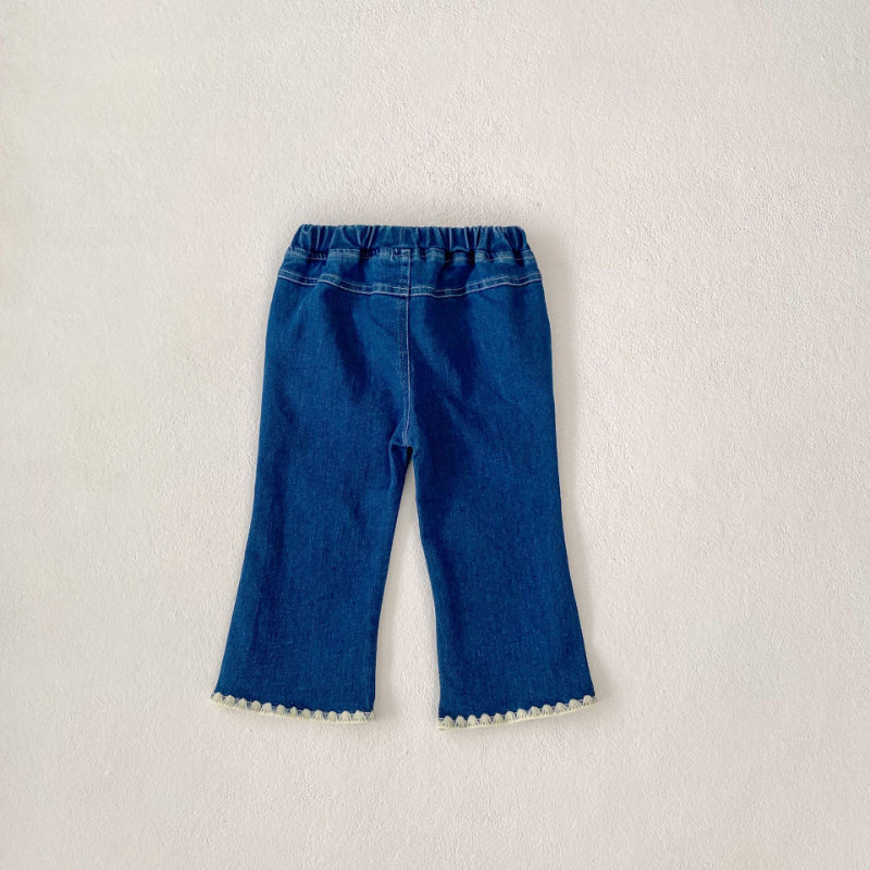 【BABY&KID】デニムベスト、ストレートデニムパンツSK100635