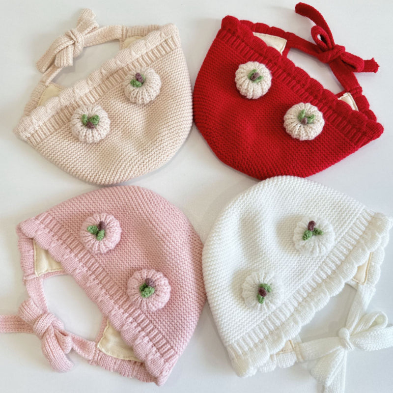 【HAT】ダブルパンプキン波型ニット帽子SK101606