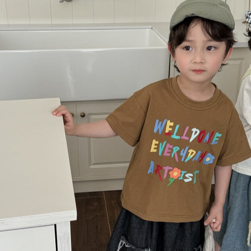 【BABY&KID】夏新作 レタード半袖TシャツSK080514