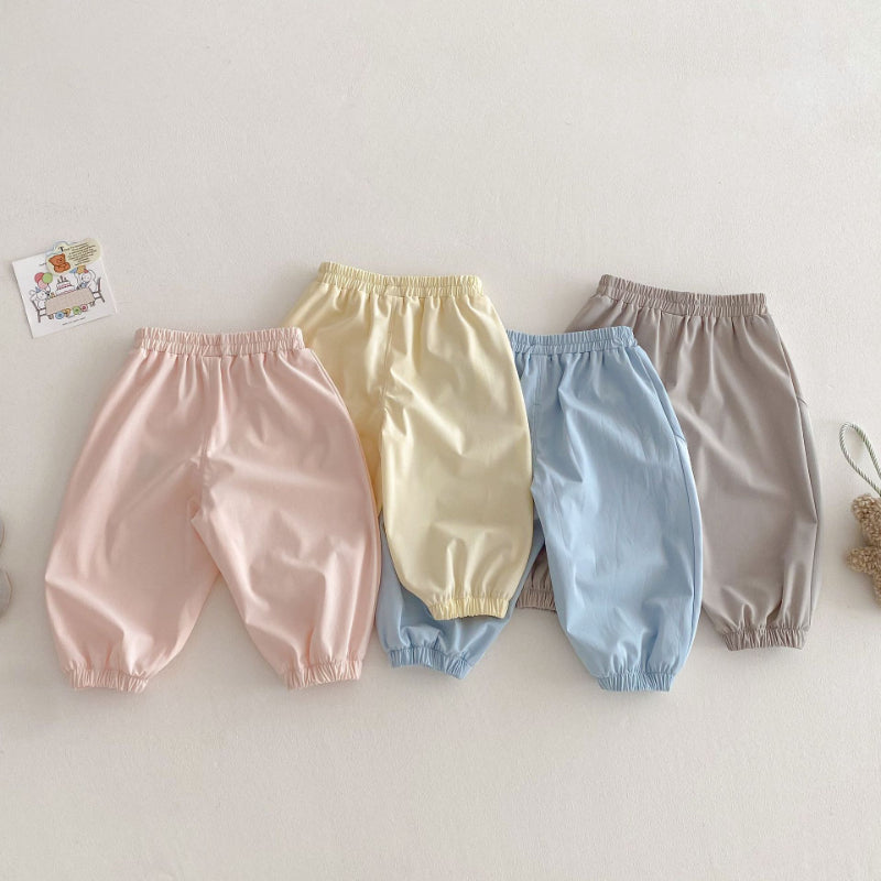 【BABY&KID】夏新作 きパッチワークカジュアルパンツSK070608