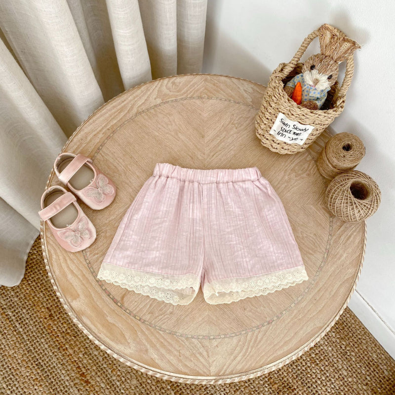 【BABY&KID】夏新作 花柄キャミソール&ショートパンツセットアップSK071928