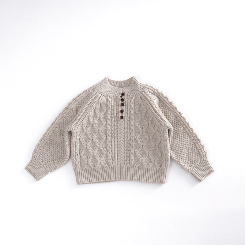 【BABY&KID】ラグラン袖プルオーバーニットSK100541