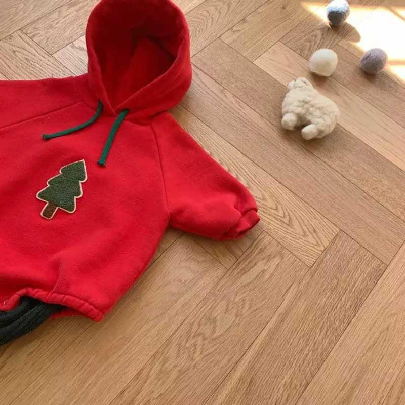 【BABY】ツリー刺繍カバーオールSK102806